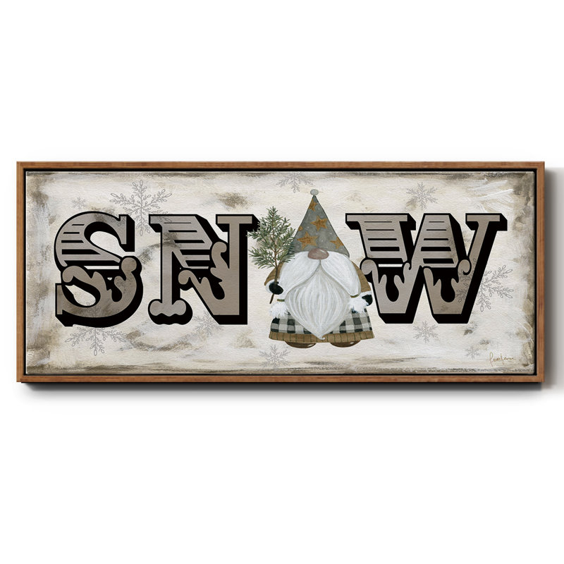 «Winter Wonderland Friend Snow», toile encadrée