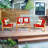 Antonion Acacia 4 - Person Patio Conversation Set with Cushions-68908993