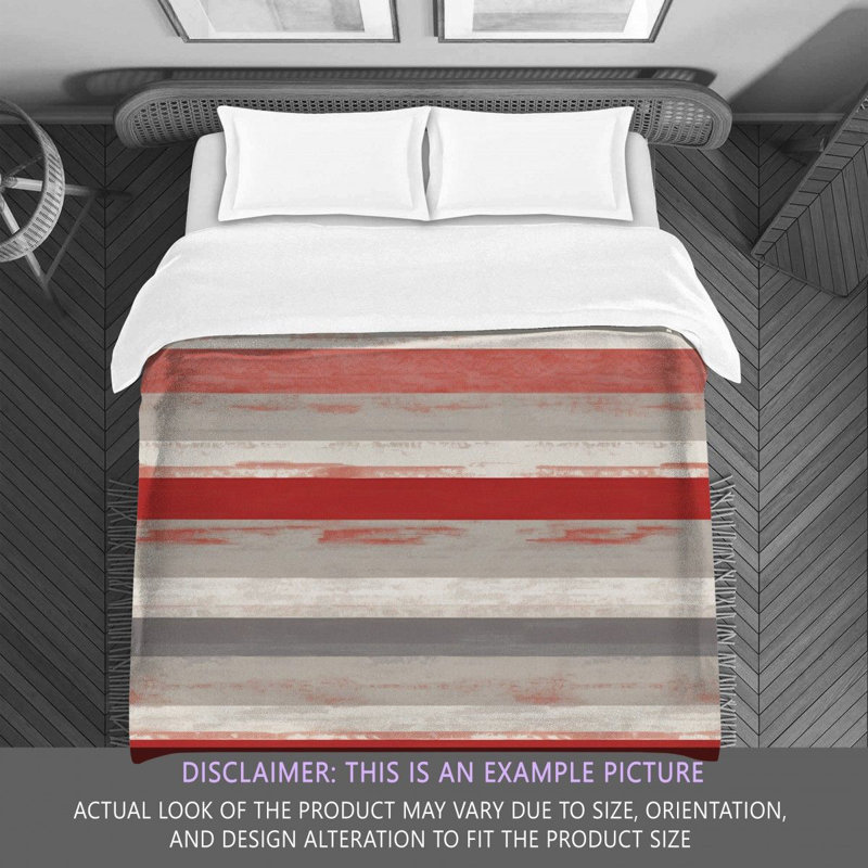 Mondrian Polyester Striped Comforter