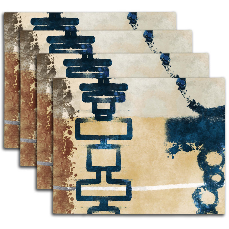 Napperon abstrait en polyester