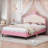 Rochford Vegan Leather Platform Bed-1789969692
