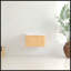 Meuble-lavabo flottant mural de 24 po avec rebord incurvé, finition noyer naturel et lavabo en céramique pour les espaces compacts-1996291596-1996291599