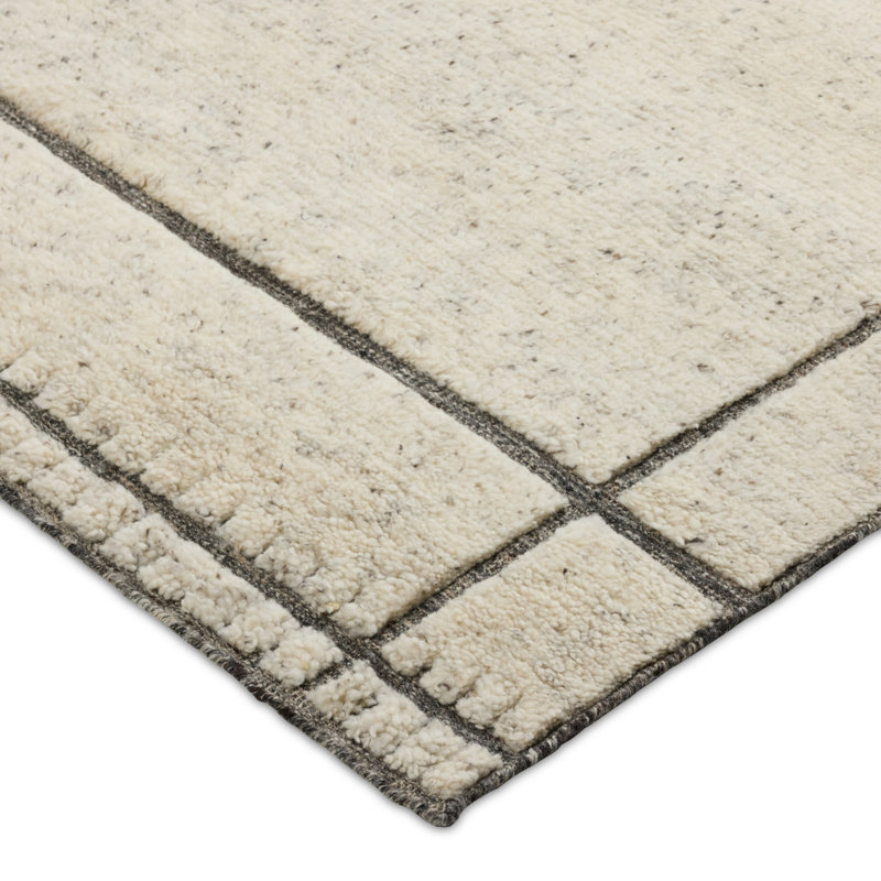 Tillman Hand-Knotted Rug-Tillman Espresso-10'x14', Rectangle 8' x 10', Tillman Ivory