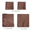Ensemble de draps de qualité supérieure, doux et infroissables - Ensemble de draps de luxe ultra doux et de qualité supérieure-127309074-127309064