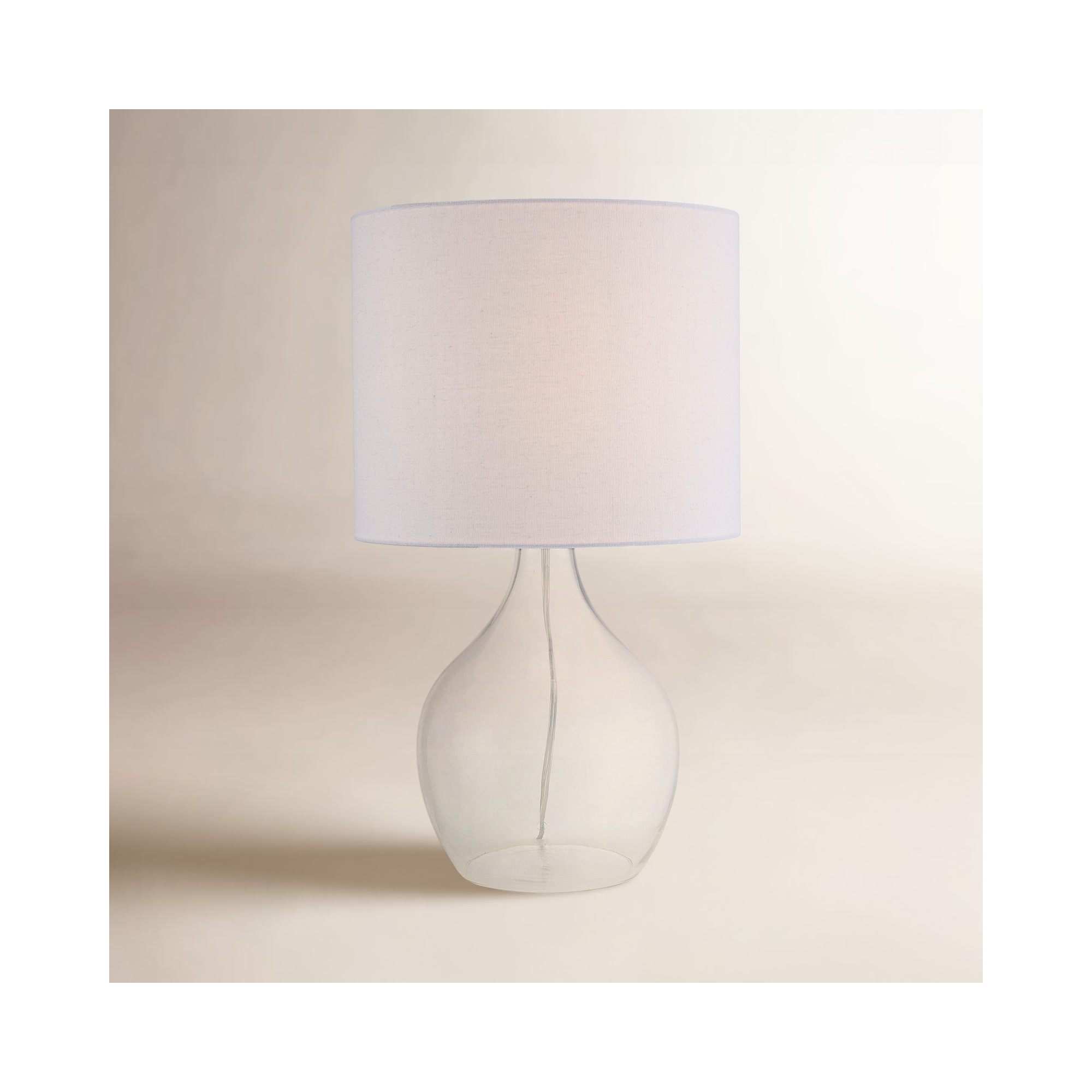 Dandelion 1 - Light Drum Bowl Table Lamp, 20.5"H x 12"W x 12"D