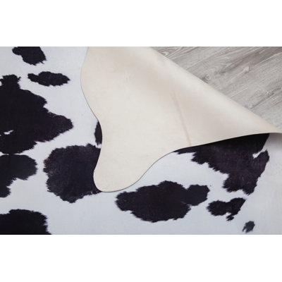 Tapis noir / blanc Wickersham