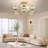 45.3" LED Ceiling Fan with Light and Remote,with Starry Sky-250608411