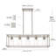 Evetta 5 - Light Kitchen Island Pendant-1208060350