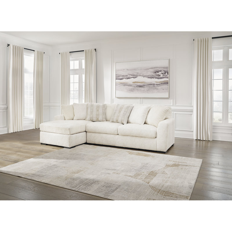 Canapé modulaire 2 pièces avec méridienne Chessington, Orienté à gauche (vu de face)