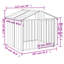 Arlene Steel Dog House