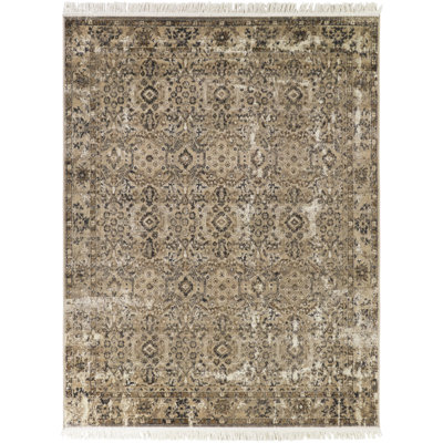 Tapis oriental brun Somerton