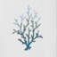 Coral Knot Blue Towel