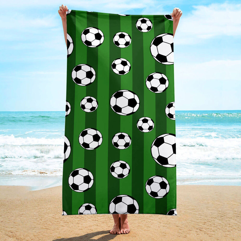 Serviette de bain Serviette de plage en microfibre Serviette de bain super colorée Housse de plage anti-sable Serviette polyvalente pour piscine 30 x 60 pouces