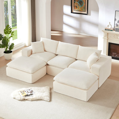 Canapé Chenille Cloud, librement combinable