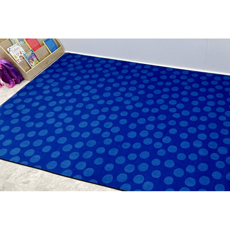 Tapis de classe KidCarpet.com Spots Abound, rectangle de 2,29 m x 3,66 m, Rectangle 7 pi 6 po x 12 pi