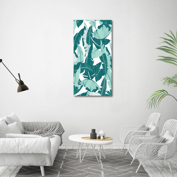 Bay Isle Home Tropical Leaves - Wrapped Canvas Print | Wayfair.co.uk