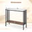 36" Console Table With Sintered Stone Tabletop & Open Shelf For Living Room