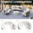 6 - Person Aluminum Outdoor Patio Sectional Sofa Set-120926823-120926821