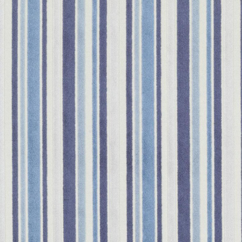 Tissu Moulin Wovens, Naturel / bleu