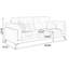 Causeuse-coussin blanche 100% polyester-1836735535