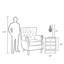 Lampe de table noire 25 po Weston