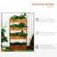 Jardinière verticale Outsunny
