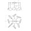 Luminaire suspendu géométrique à DEL Papillons ™-107134673-50612298