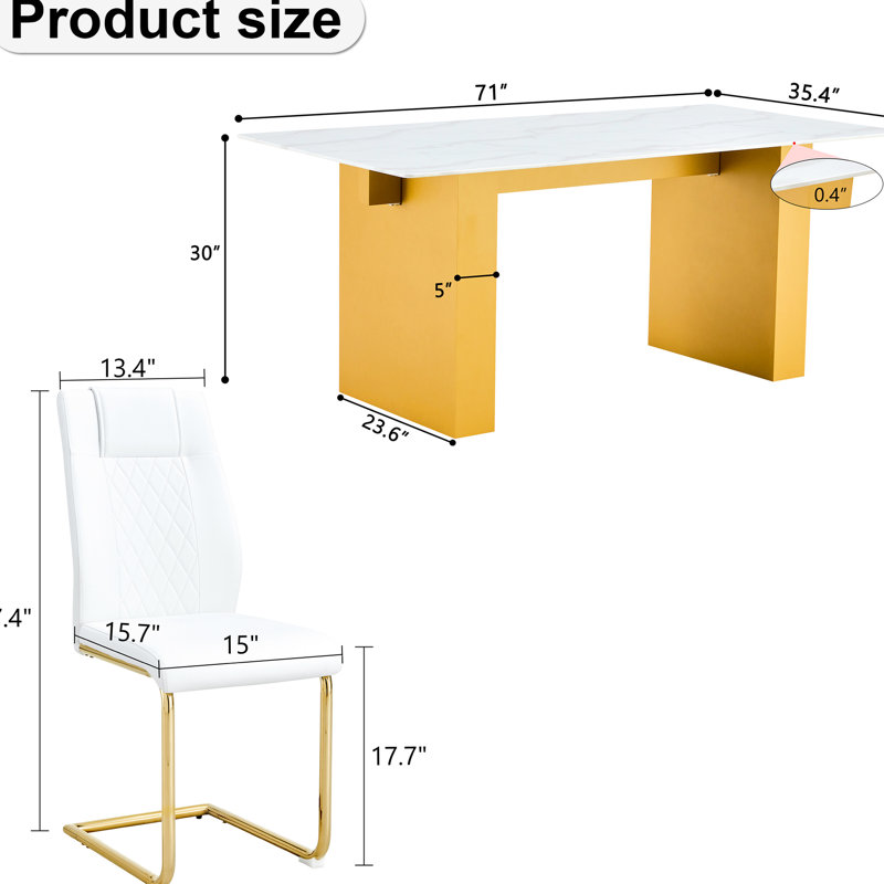 Table chic et chaise avec coussins en verre de la collection Modern