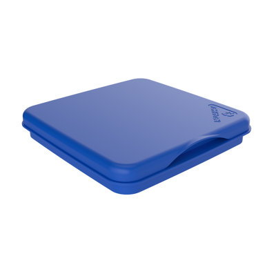 Blue Polymer Bi-Directional Lid for Rev-A-Shelf® 27 qt. Waste Containers