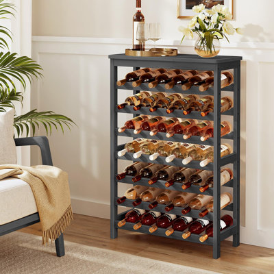 42-Bottle Wine Rack Free Standing Floor