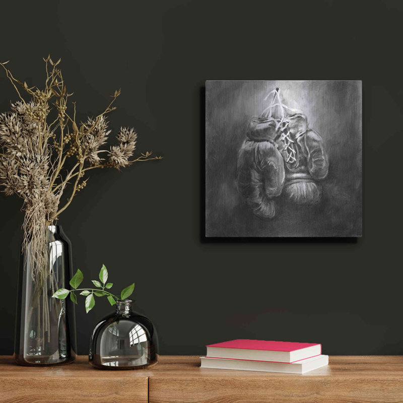 «Rustic Sports I Black and White» par Ethan Harper, H 12 po x l 12 po