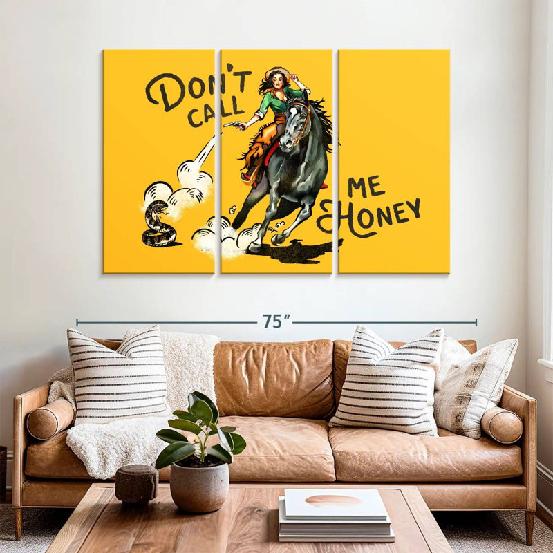 Lelar Don't Call Me Honey, 42" H x 65" W