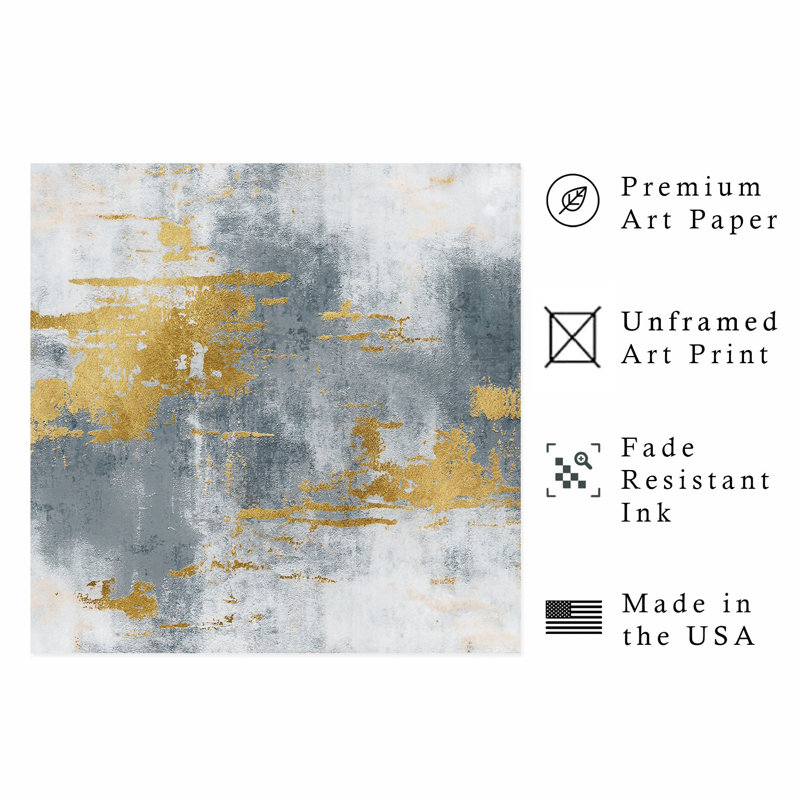Abstract Lucid Shift Transitional Unframed Art Print, 10" H x 10" W