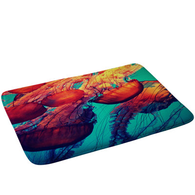 Tapis pour salle de bain jellyfish