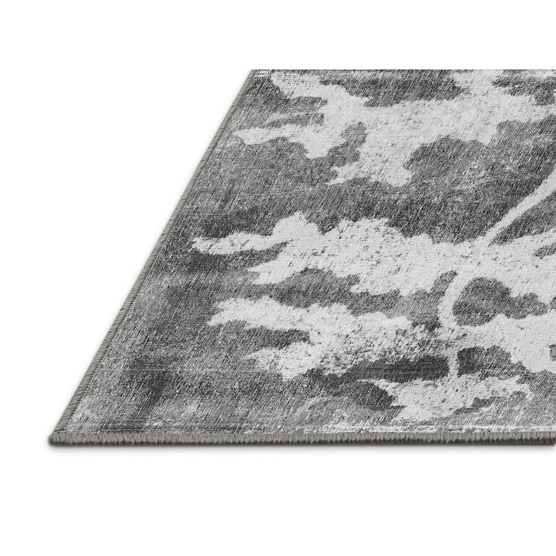 Leopoldo Performance Floral Indoor Rug, Rectangle 5' x 7'