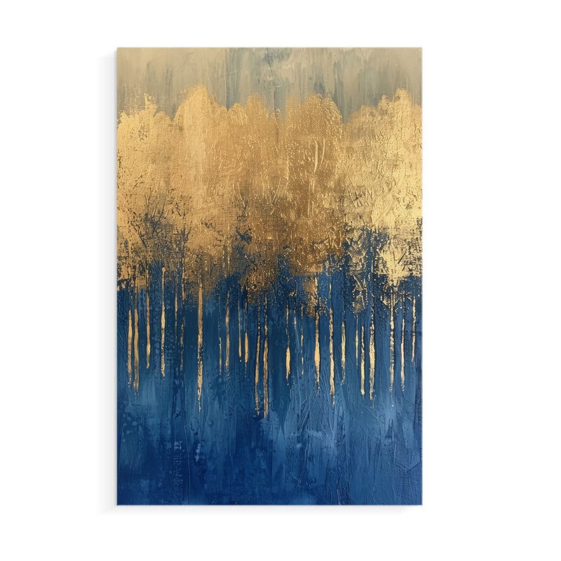 ABSTRACT Series III - Impression sur toile seulement - NON-CADRE, H 36 po x l 24 po