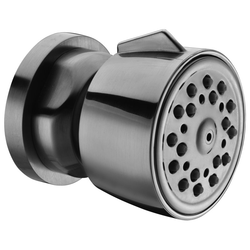 Multi Function Adjustable Body Spray, Brushed Nickel/Black