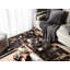 Chequered Leather Hand Woven Area Rug-20016891