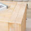 Table basse de 49 po en bois rustique