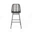 Outdoor Wicker Barstools Set Of 2 With Weather-Resistant Rattan And Sturdy Iron Frame