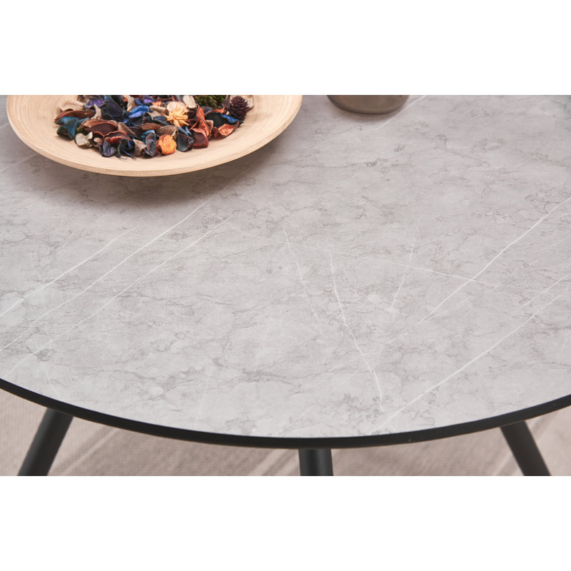 Gustine Round Dining Table, Grey