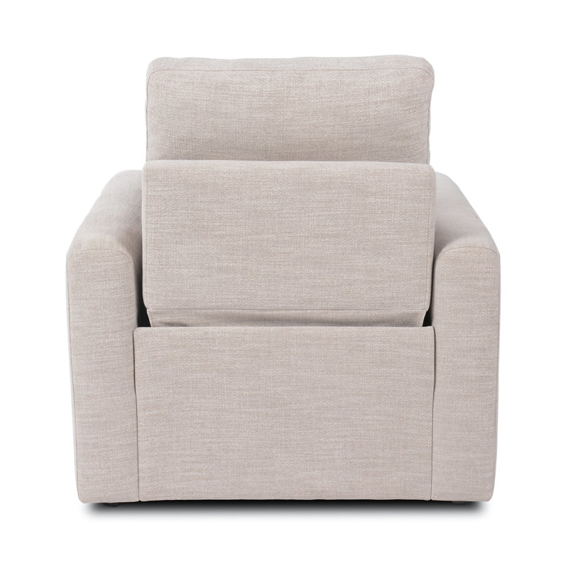 Tillery Recliner, Laken Stone, Polyester Blend