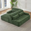 Canapé modulaire surdimensionné en L Chenille