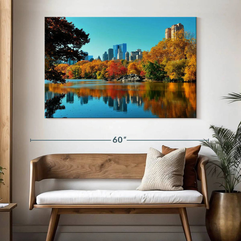 Rorry Central Park In Fall, 34" H x 51" W