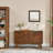 47.3" Mid Century Modern Sideboard Buffet Cabinet With Storage, Storage Cabinet With 2 Doors And 3 Drawers For Kitchen Dining Living Room, Accent Console Table