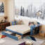 Grand lit de jour avec bureau amovible-1658310126-1658310125