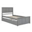 Lit plateforme avec lit gigogne-483959061