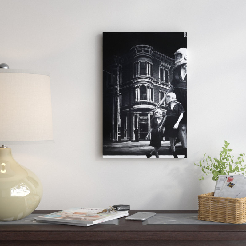 « this way is is », impression sur toile tendue, H 26 po x l 18 po x P 1,5 po, Pas de tapis, Toile tendue
