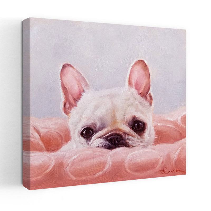 My Happy Place, art urbain contemporain pour chien, H 48 po x l 48 po