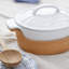 Cadeau ovale Casserole avec plateau en liège